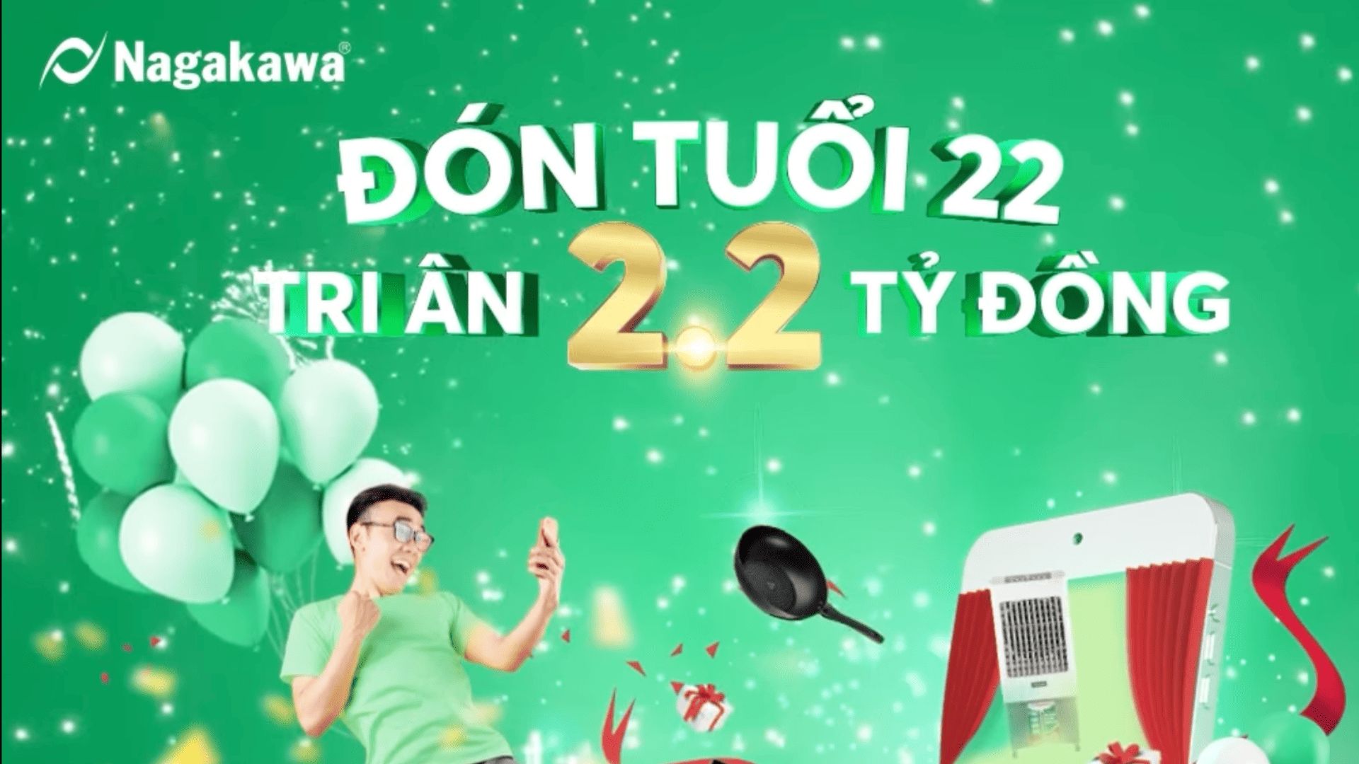 Nagakawa - Đón 22 tuổi, tri ân 2,2 tỷ đồng